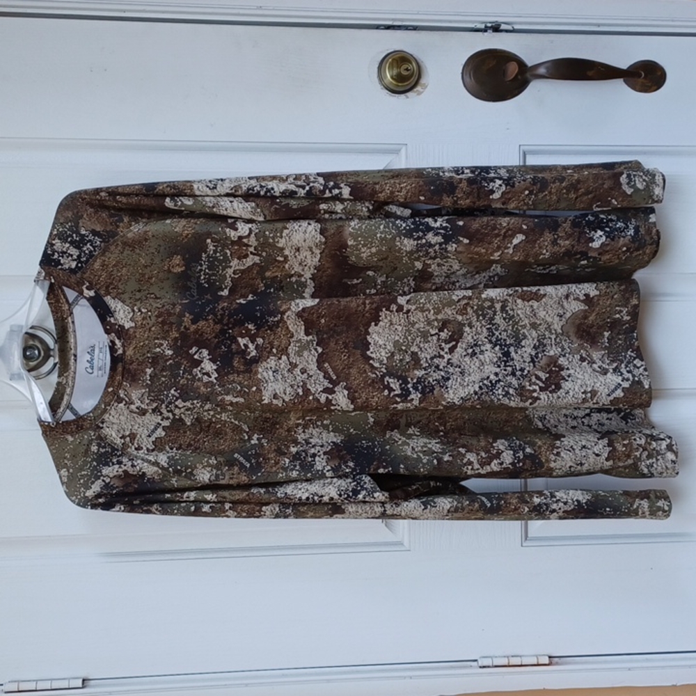 CABELA'S LS Camo Shirt Sz 3XL